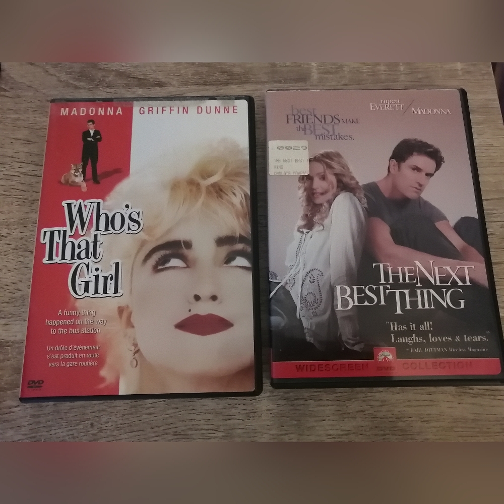 Madonna the Next Best Thing & whos that girl DVD's
